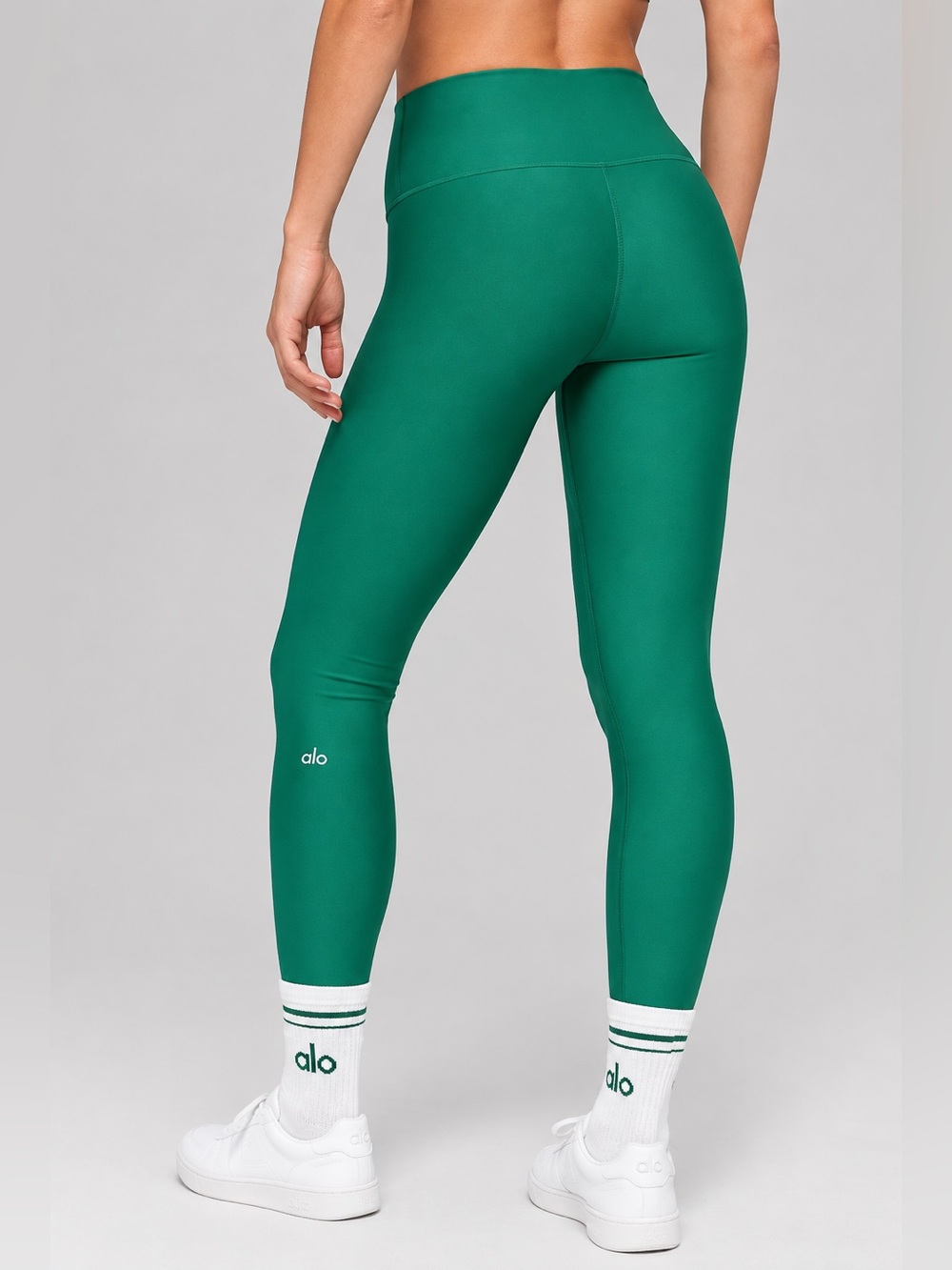 Alo Green Airlift 7/8 Leggings Size S